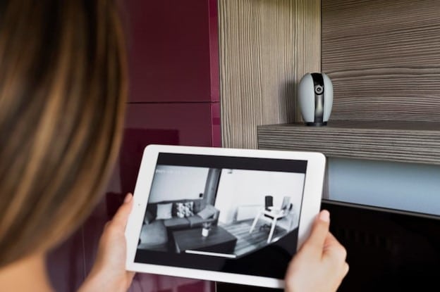 Smart indoor security camera